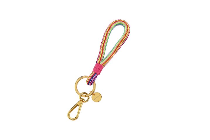 Metropolitan Schlüsselanhänger, rainbow pink/gold