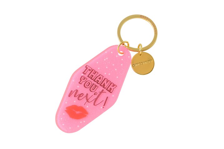 Key club by GC, Thank you next!, keyring, pink