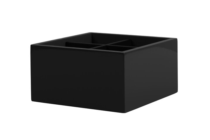 Spa, Box, M (19x19x10,5cm), schwarz