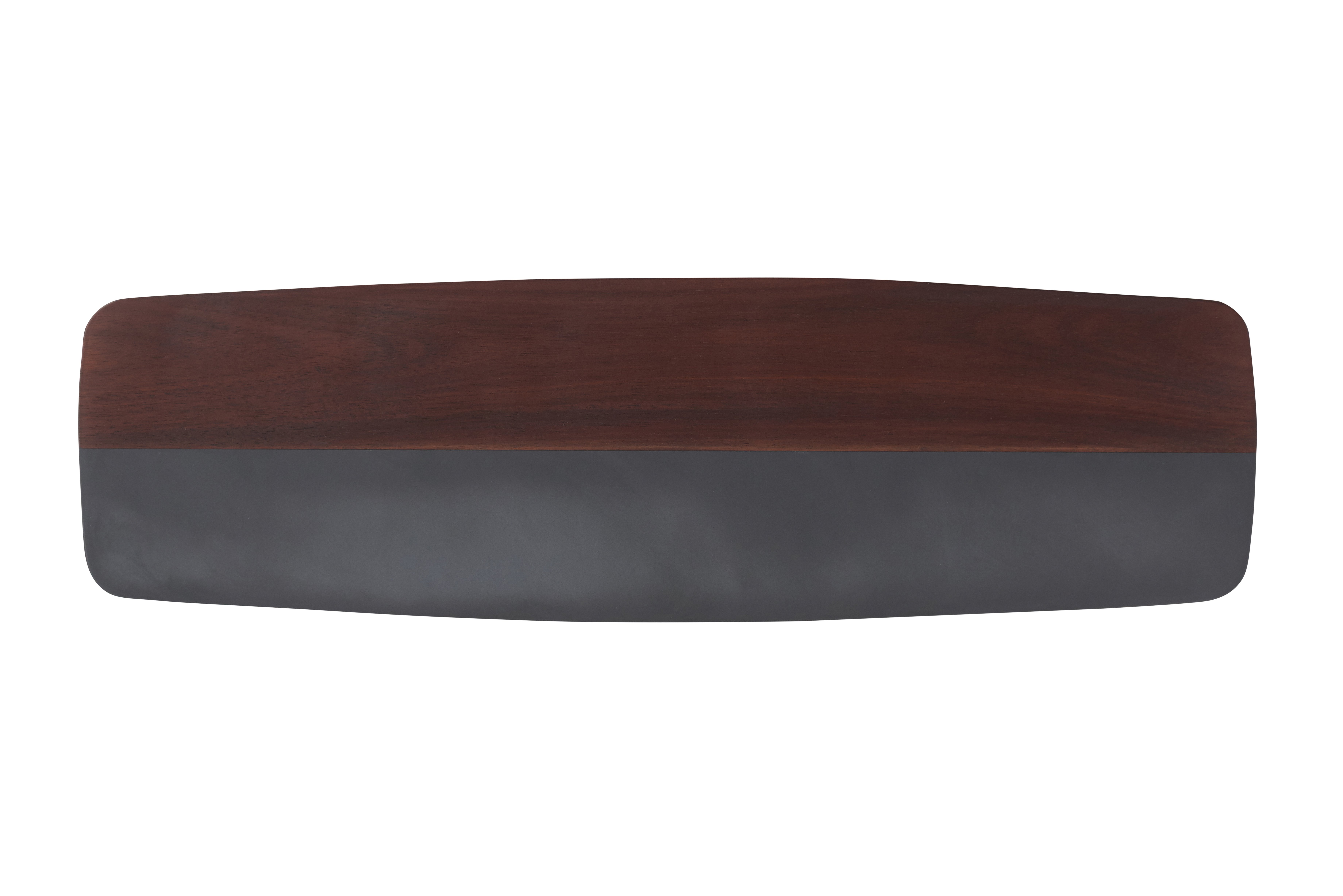 Stone, Platte mit Schiefer, L 59,5cm, dunkel grau/braun