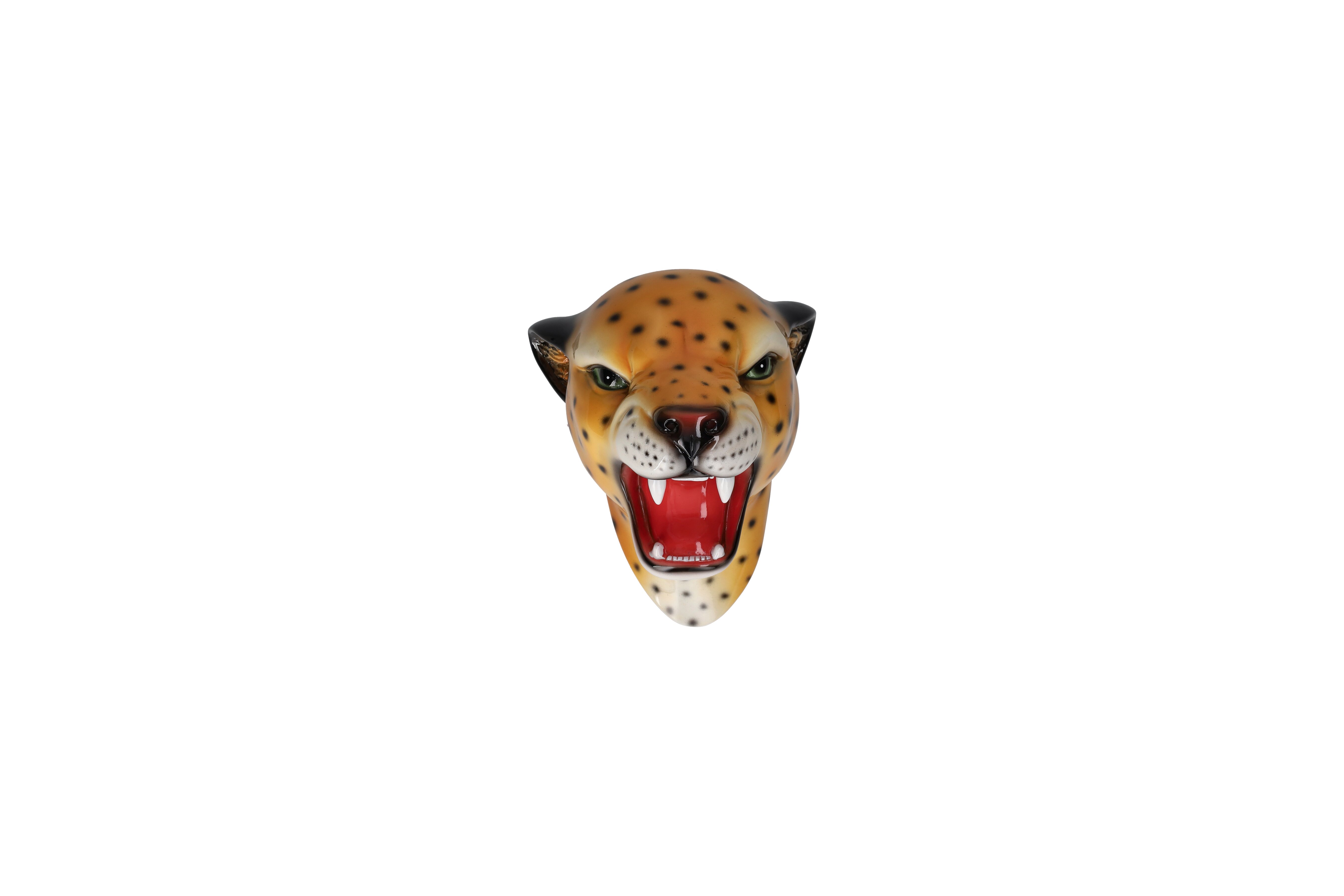Wildheads, Wanddeko,  Leopard, Orange