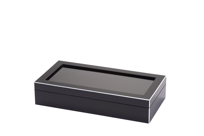 Tang, Brillenbox, für 8 Brillen, schwarz