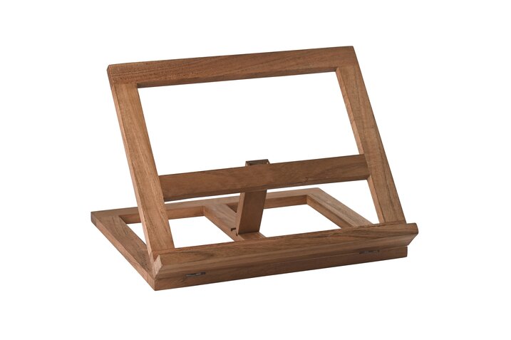 Bento cooking book stand, acacia wood, nature