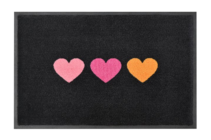 washables, hearts, black