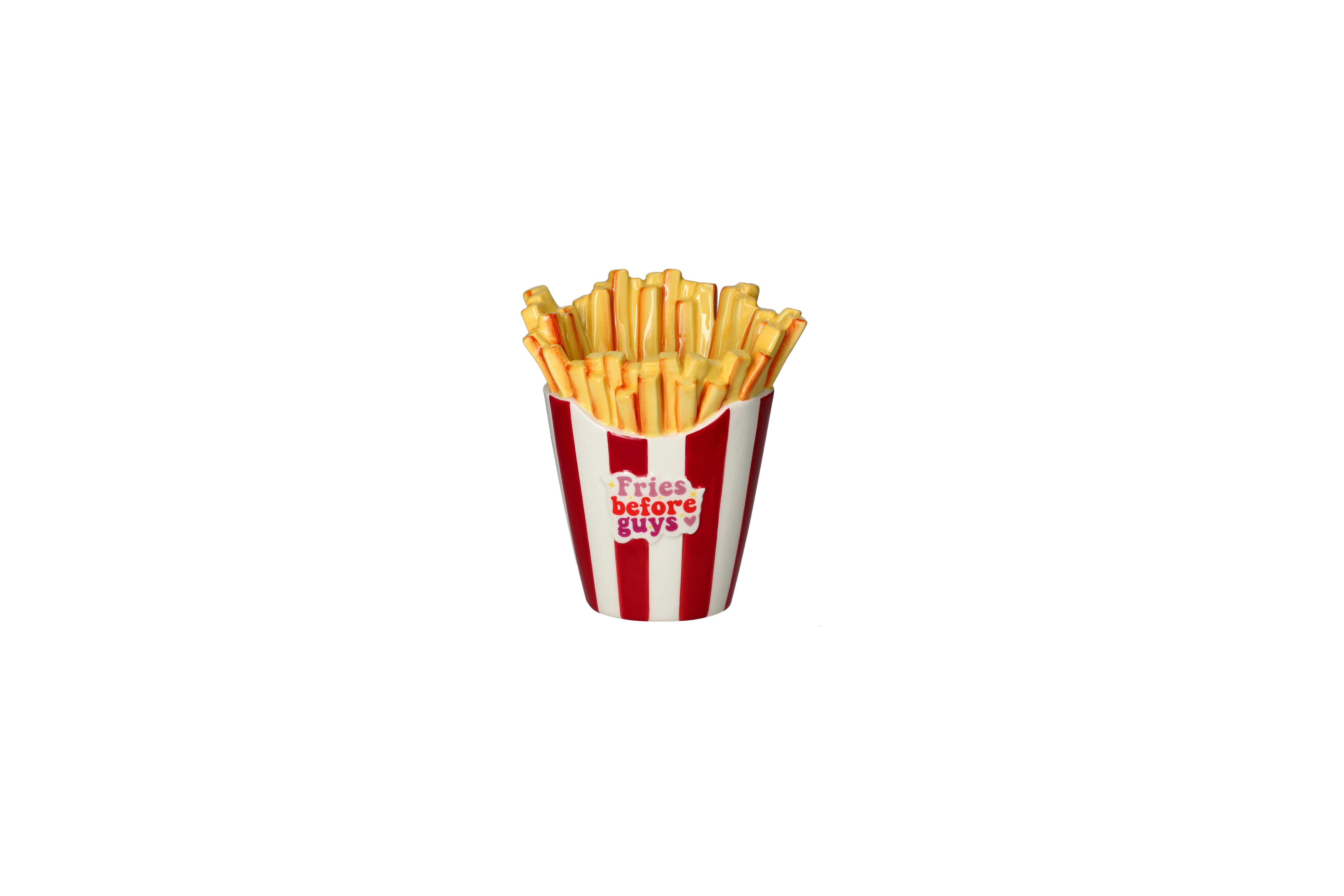 Cinematrix, vase, fries, red/ white