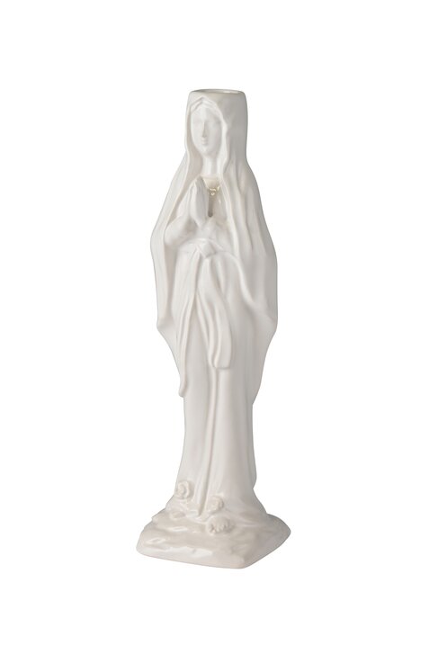 Cadonna, candle holder, Madonna, white