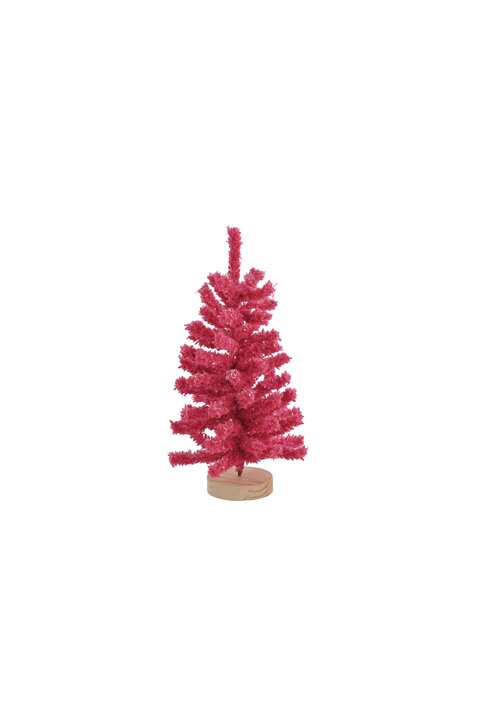 Silva, Deko-Weihnachstbaum, beflockt, H30cm, pink