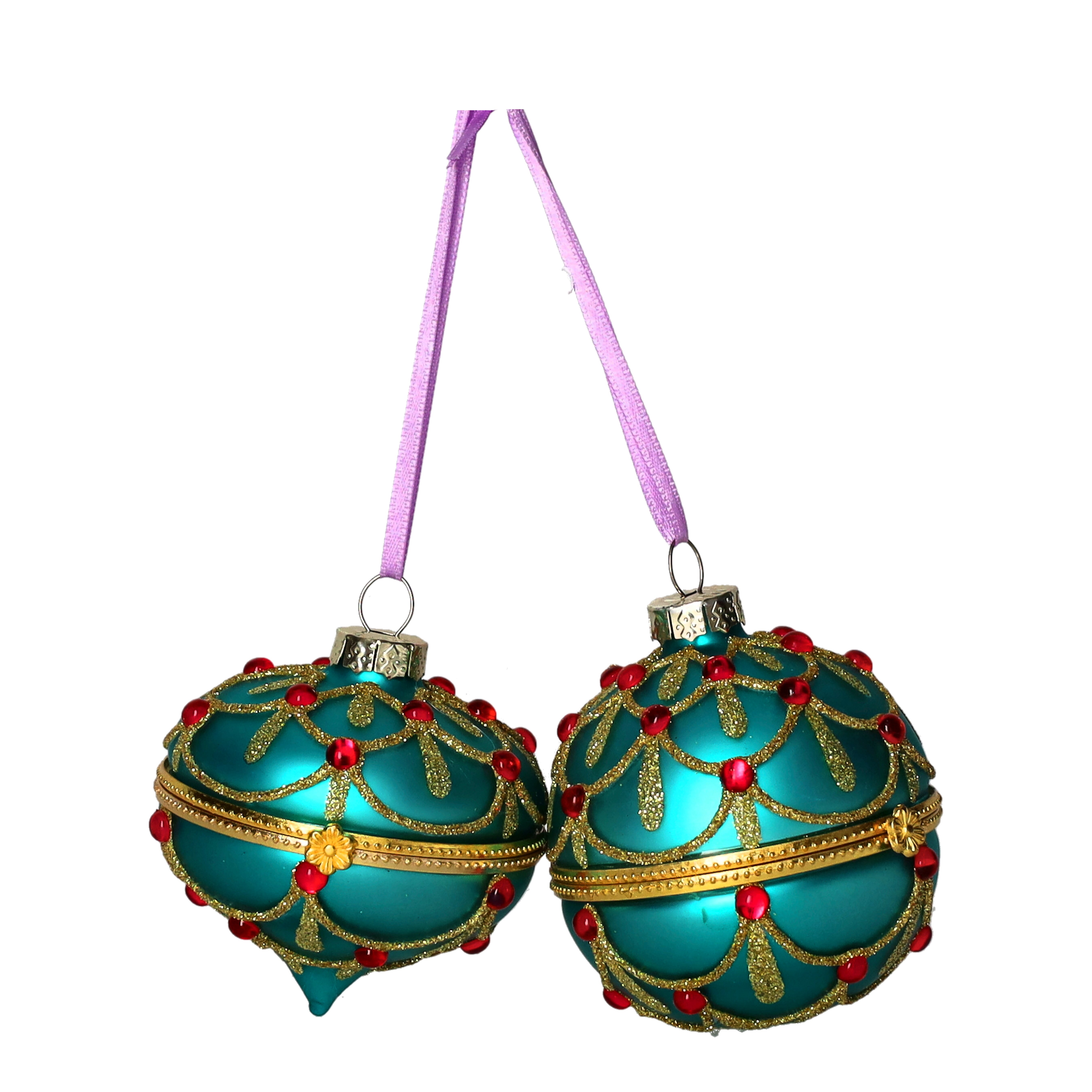 Hänger Kugel+Zwiebel zum Öffnen, 2sortiert