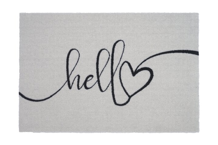 Washables, Hello, 50x75cm, hellgrau