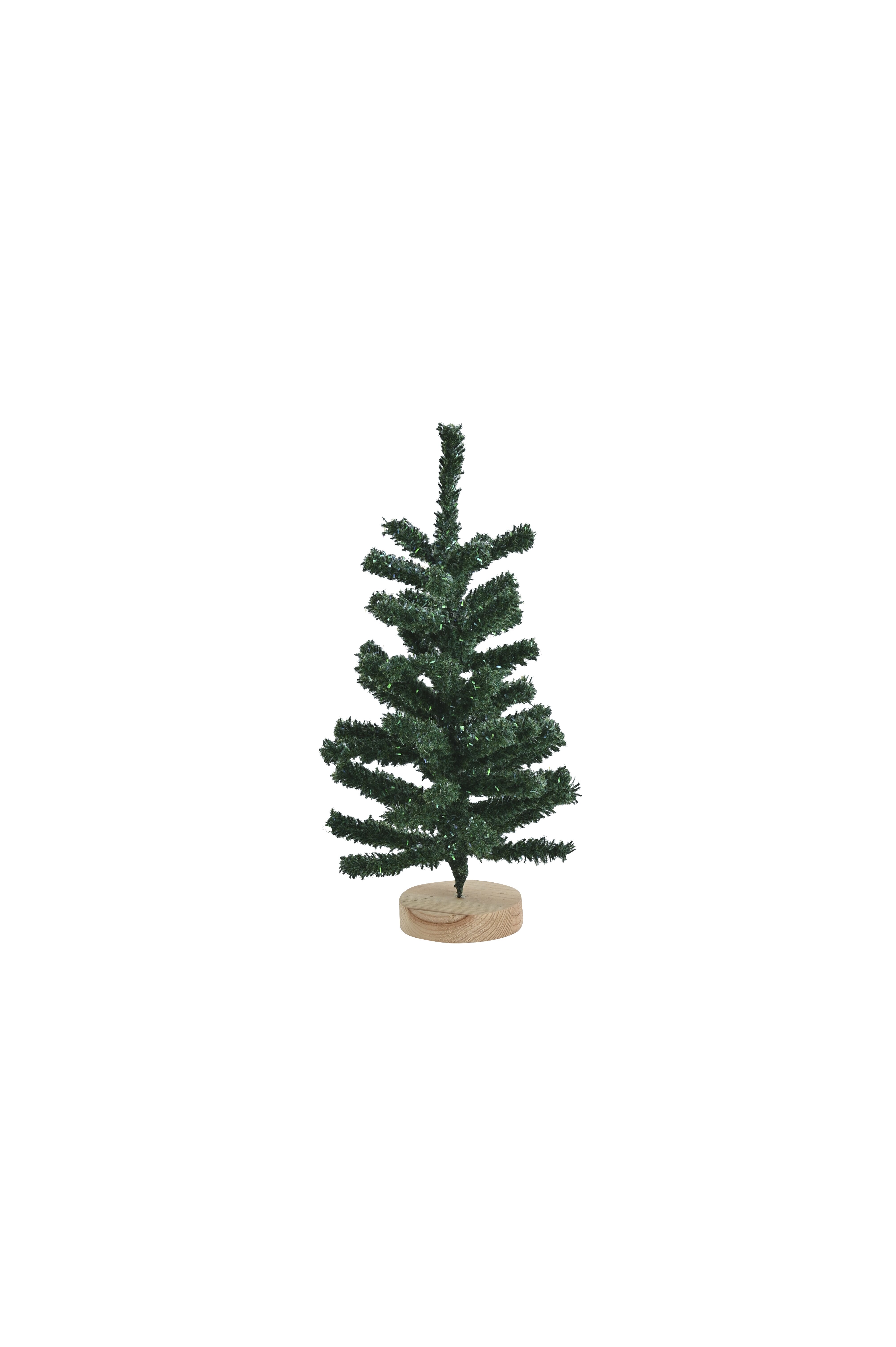 Silva, Deko-Weihnachtsbaum, beflockt, H30cm, grün