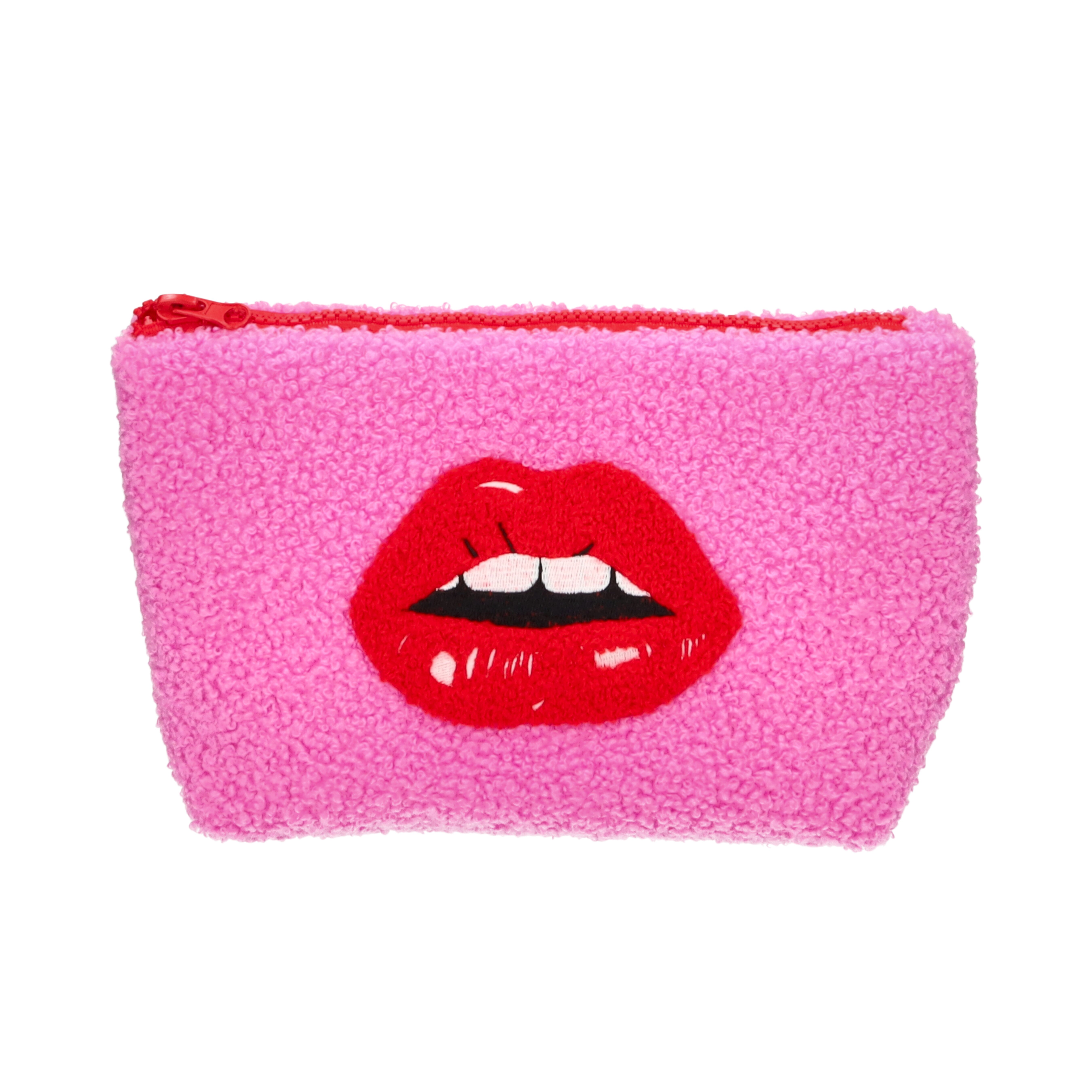 Voyage, Teddy Tasche Lippen, M, pink