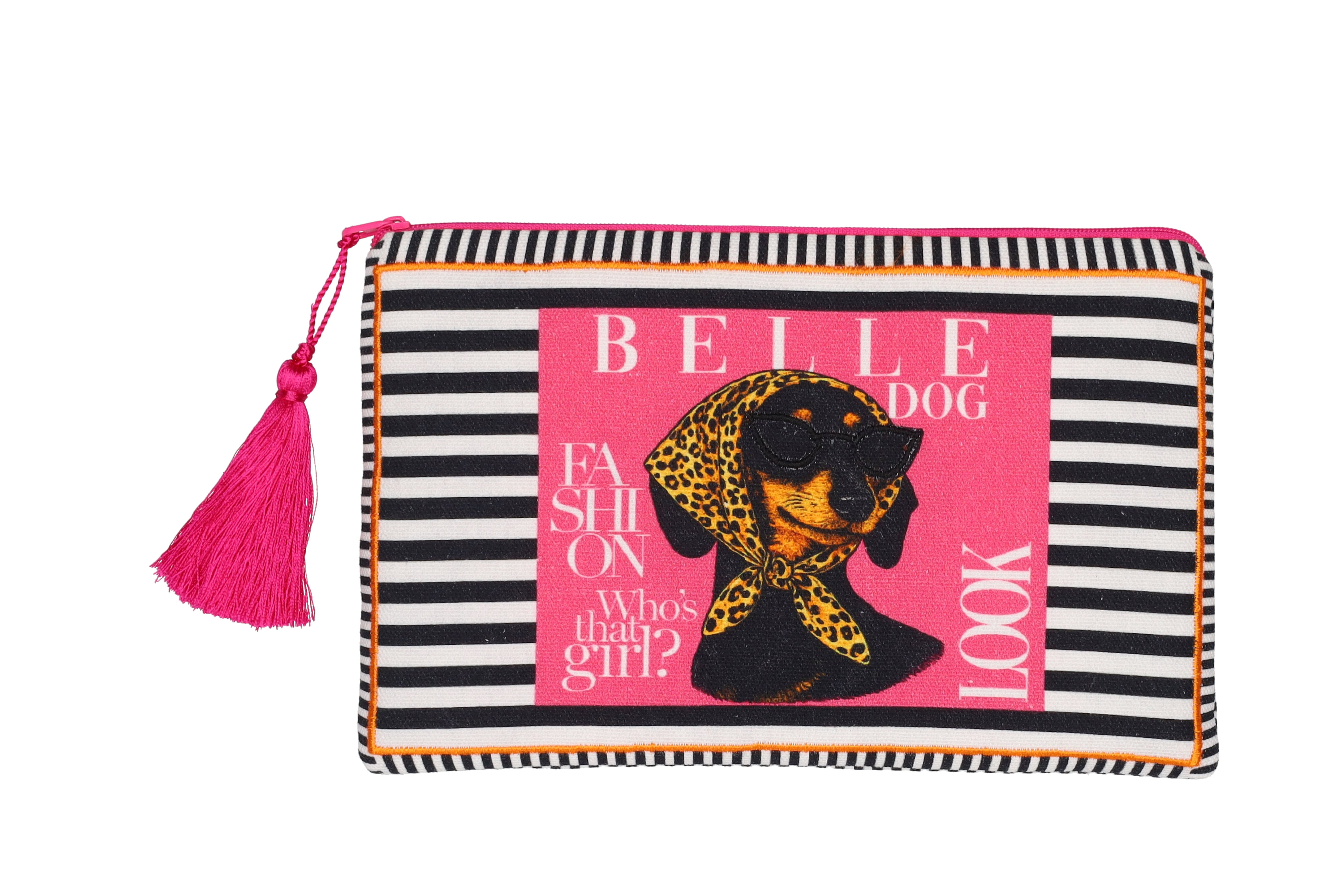 Elodie, Kosmetiktasche L, Motiv: Belle Dog