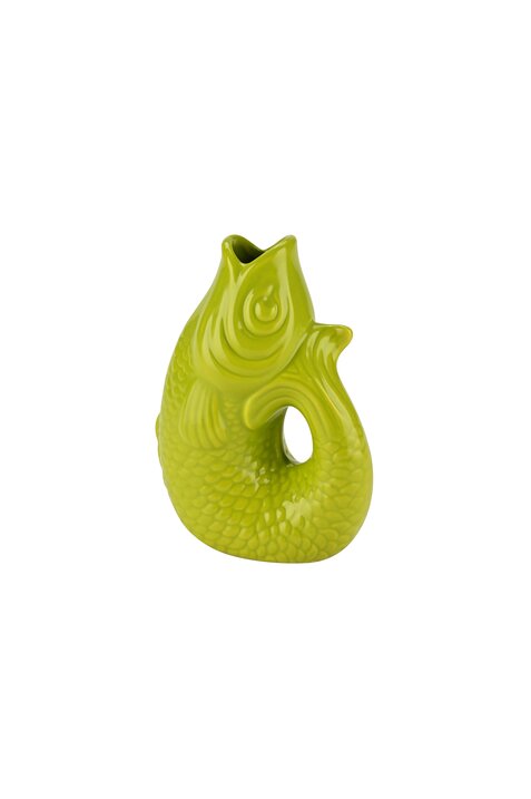 Monsieur Carafon, Fisch, Vase, XS, lime, 0,2 Liter