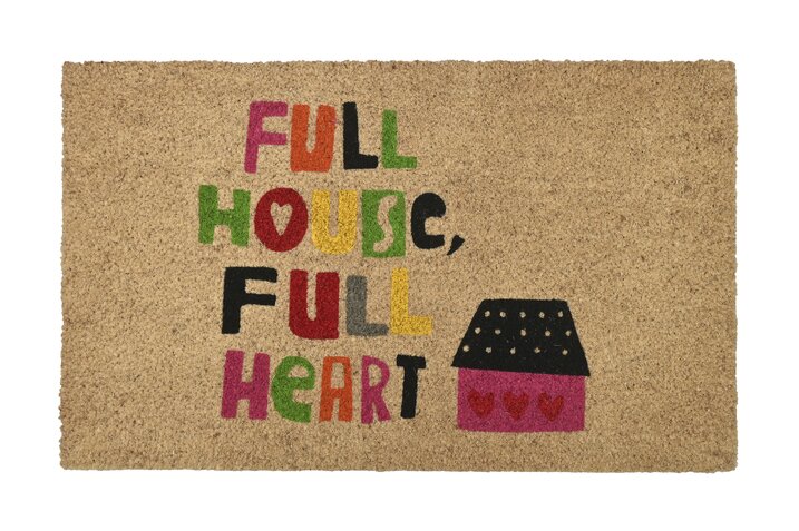 doormat, full house, full heart, nature