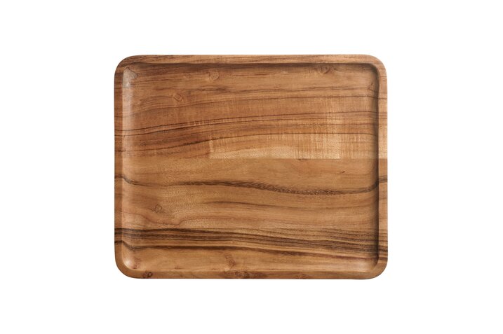 Bento, tray, S, acacia wood, rectangular, nature