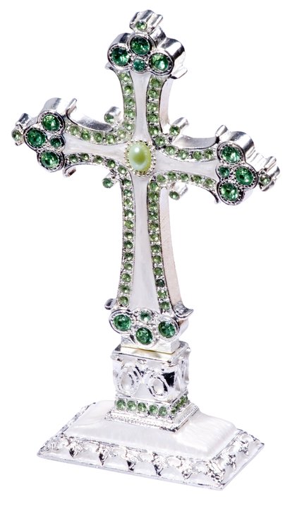 Cross, stehend, weiß