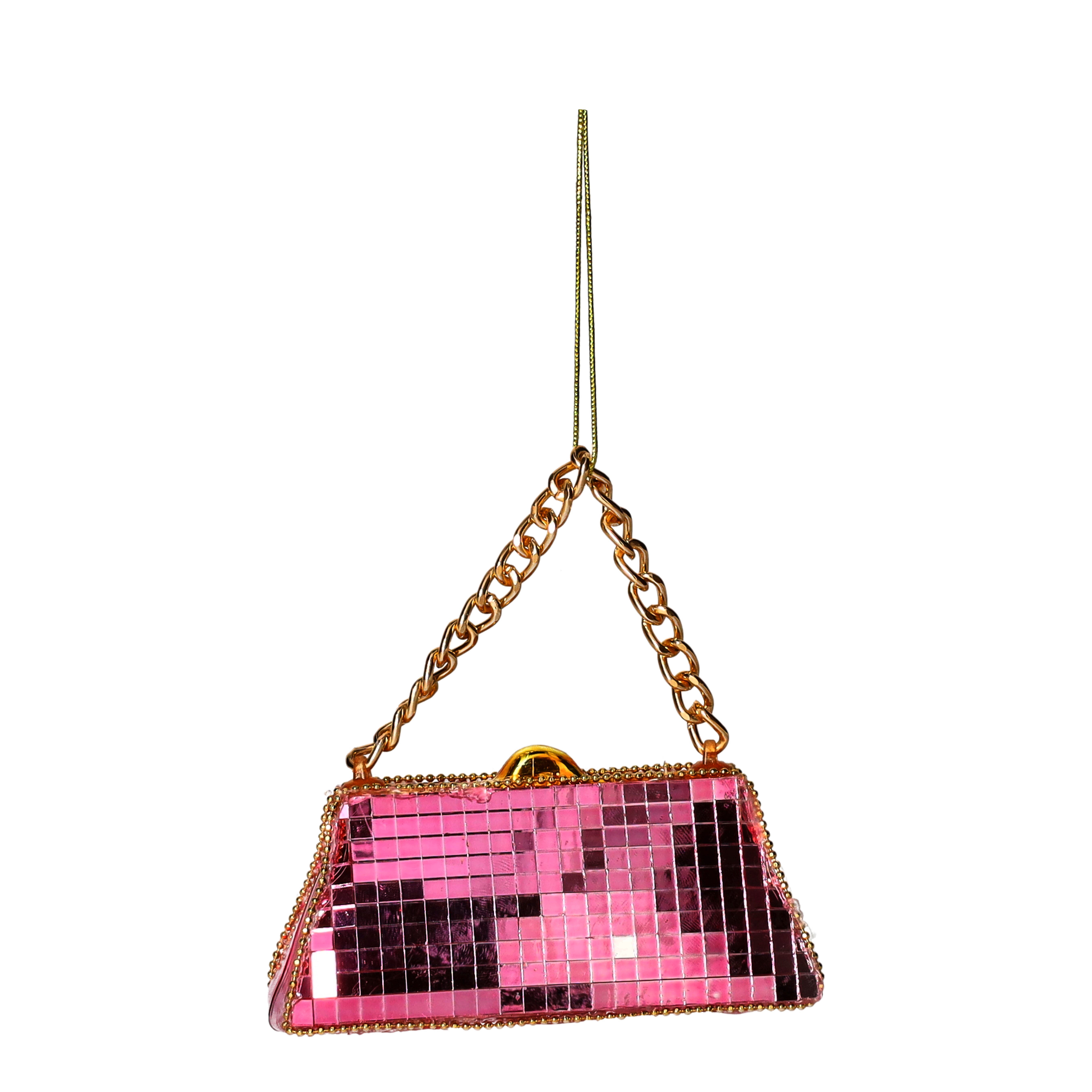 Hänger Handtasche Spiegel, rosa