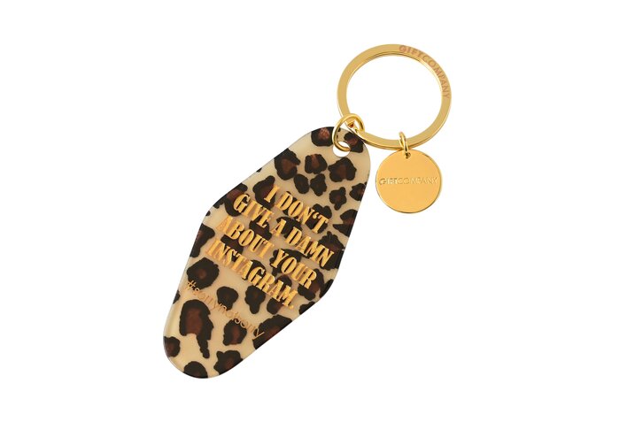 Key Club by GC, Schlüsselanhänger, Instagram, braun