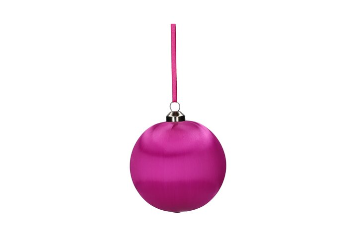 Chinois, christmas ball, 8cm, fuchsia