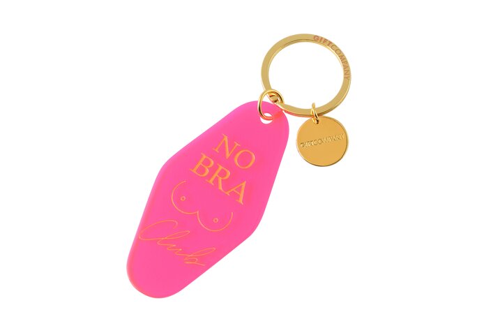 Key Club by GC, Schlüsselanhänger, No Bra Club, pink