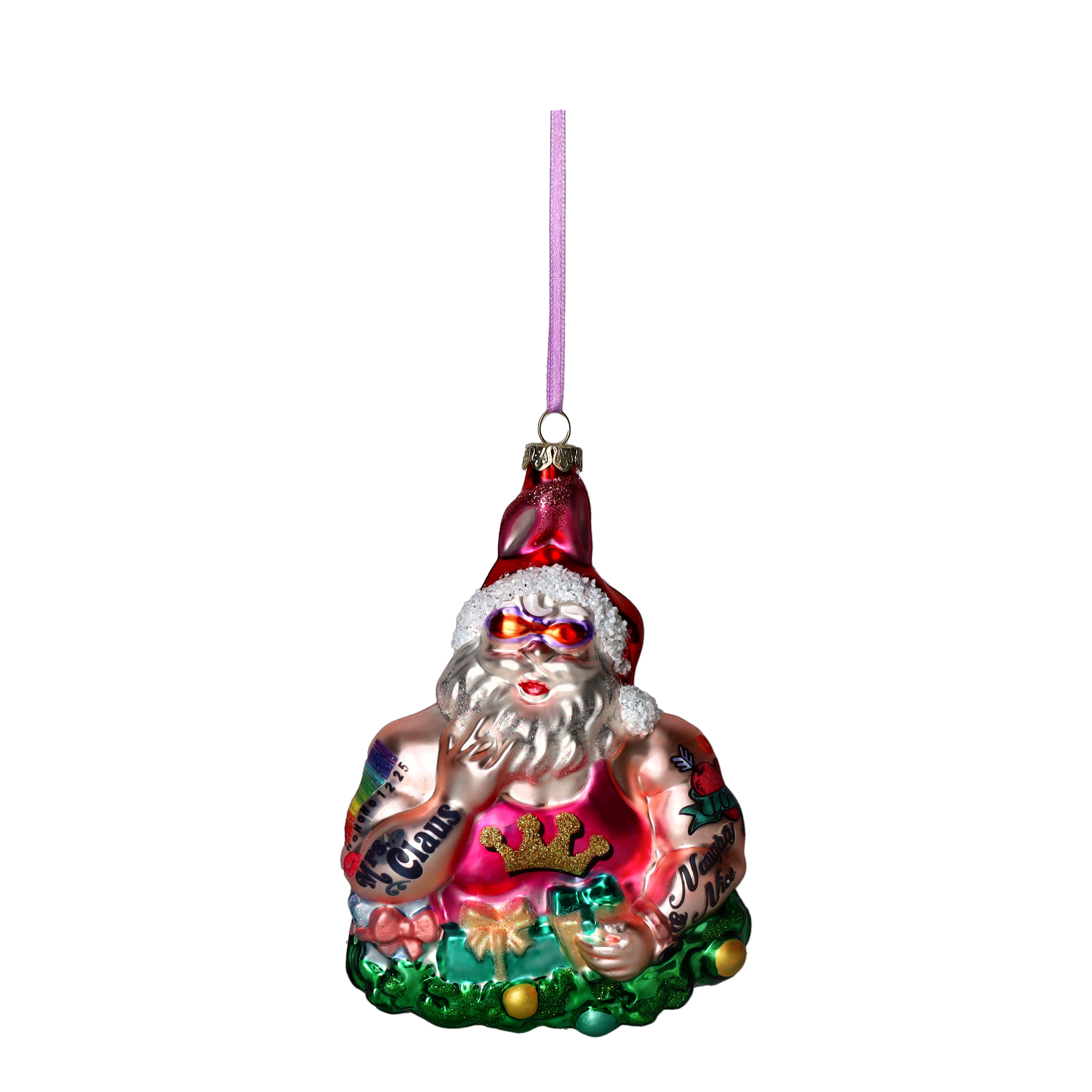 Hänger Santa Tattoo Pride