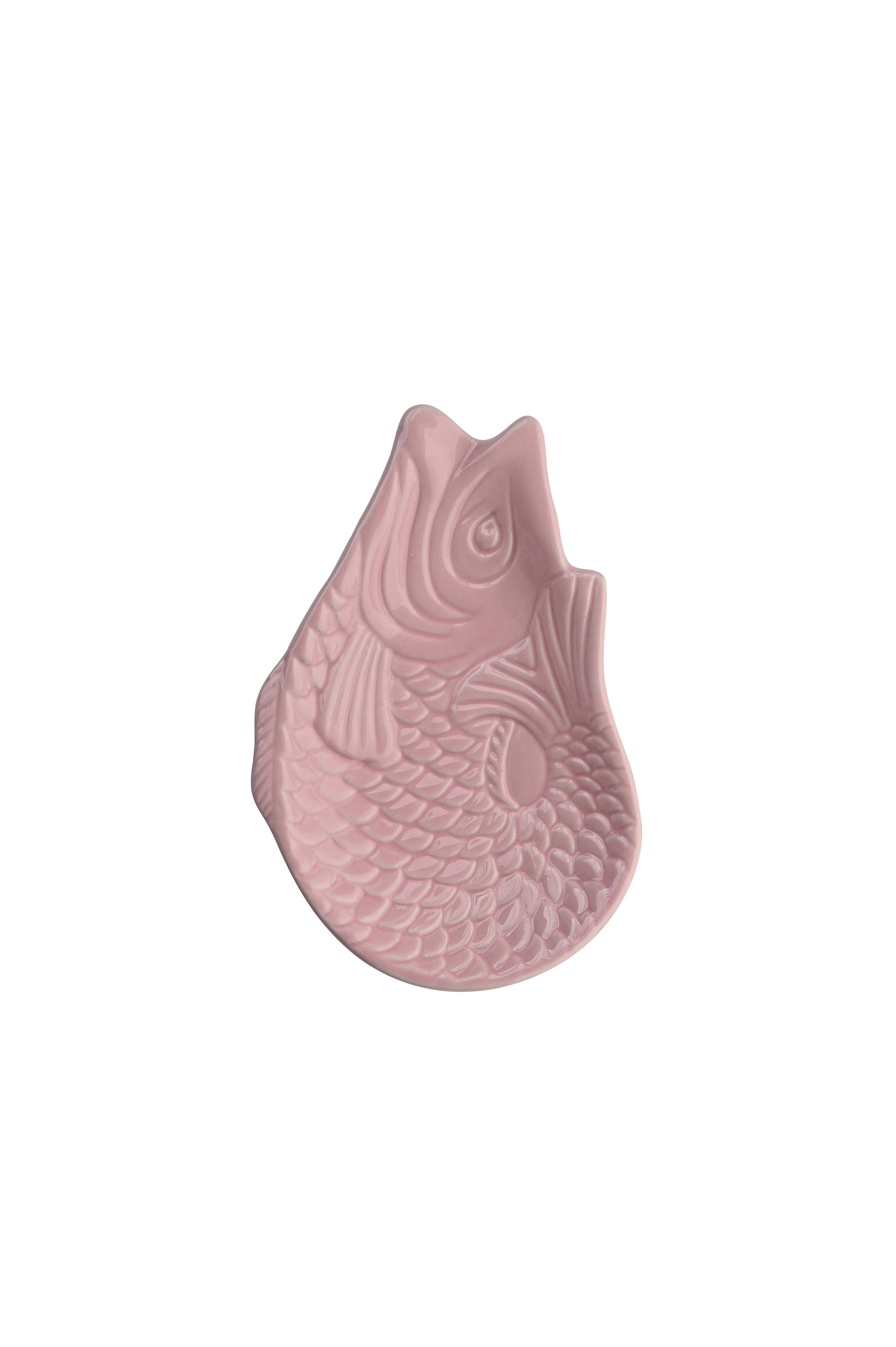 Monsieur Carafon, Fisch, Dekoteller, S, sea pink