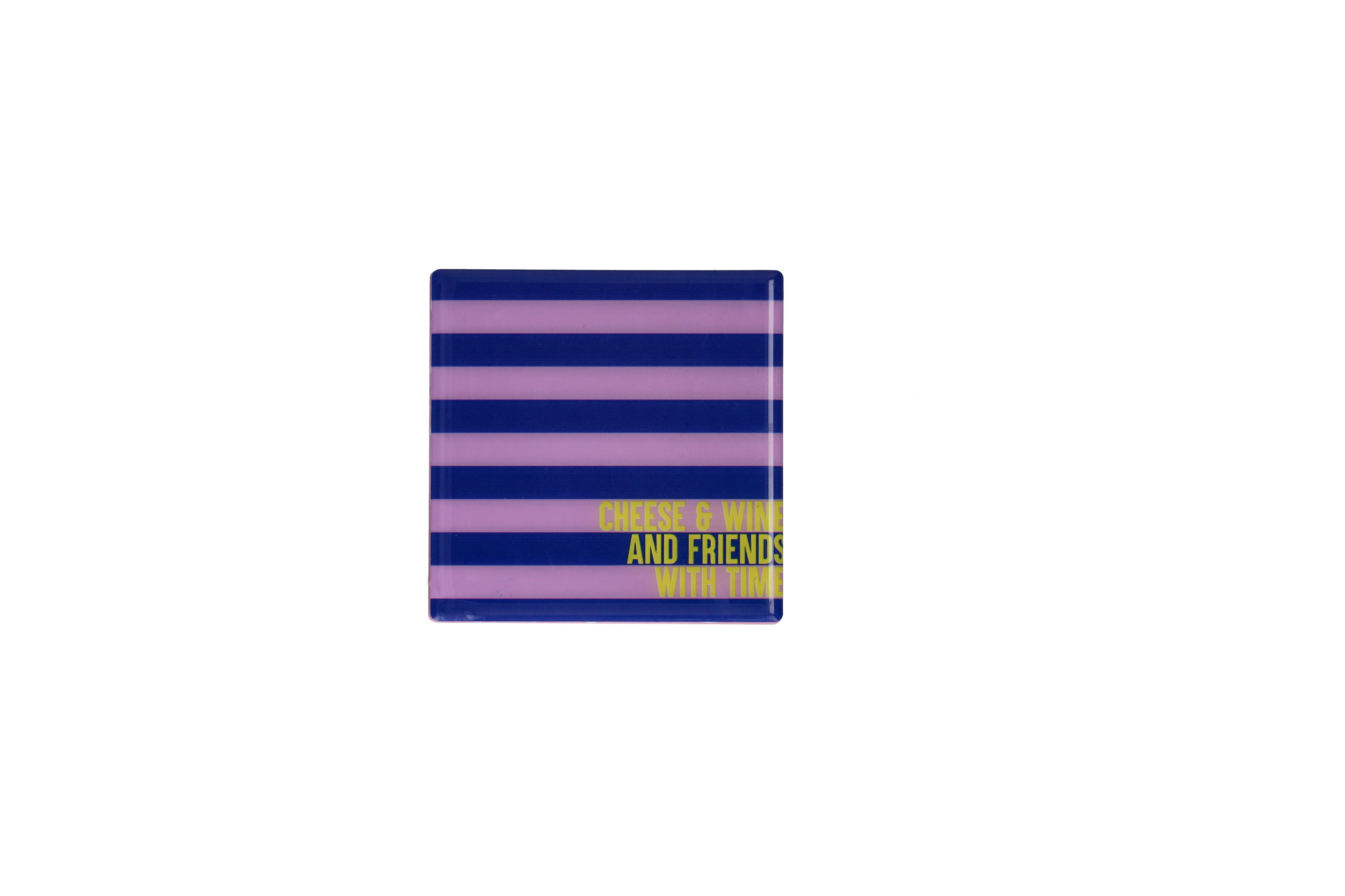 Love Tiles, Untersetzer, Motiv: Cheese and Wine, blau/lila