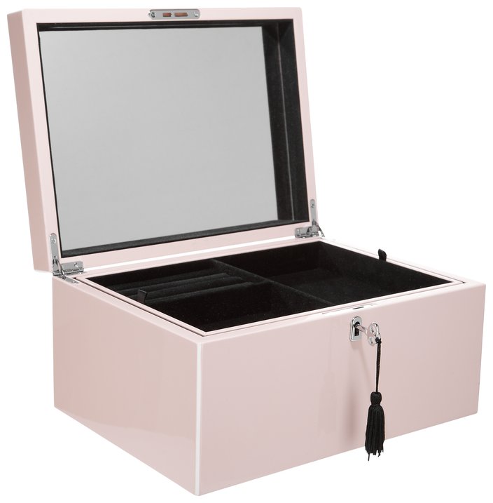 Tang, Schmuckbox, L mit Schloss, blush