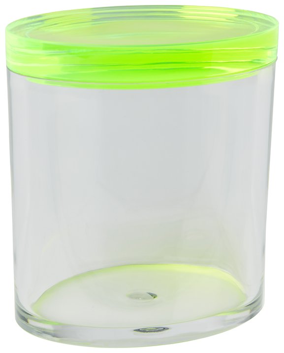Custody, ovale Box mit grünem Deckel, L