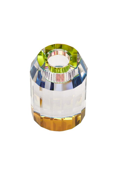 Dioptrics, Kristallglas-Kerzenhalter, M(H9cm), Regenbogen, transparent