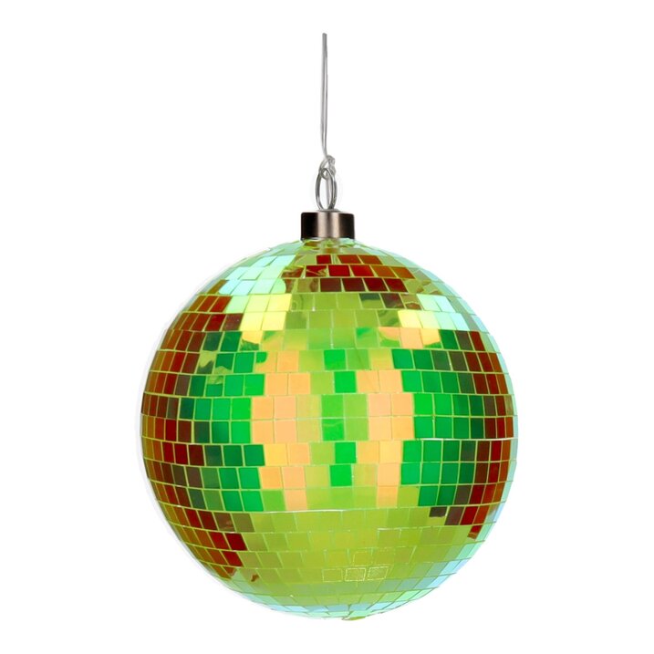 Disco, LED-Kugel, 15cm, neon grün