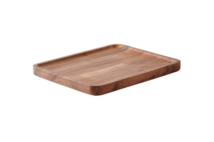 Bento, tray, S, acacia wood, rectangular, nature