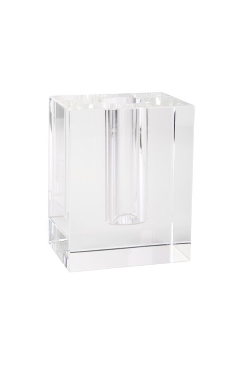 Dioptrics, Vase, Kristallglas-Quader L, transparent