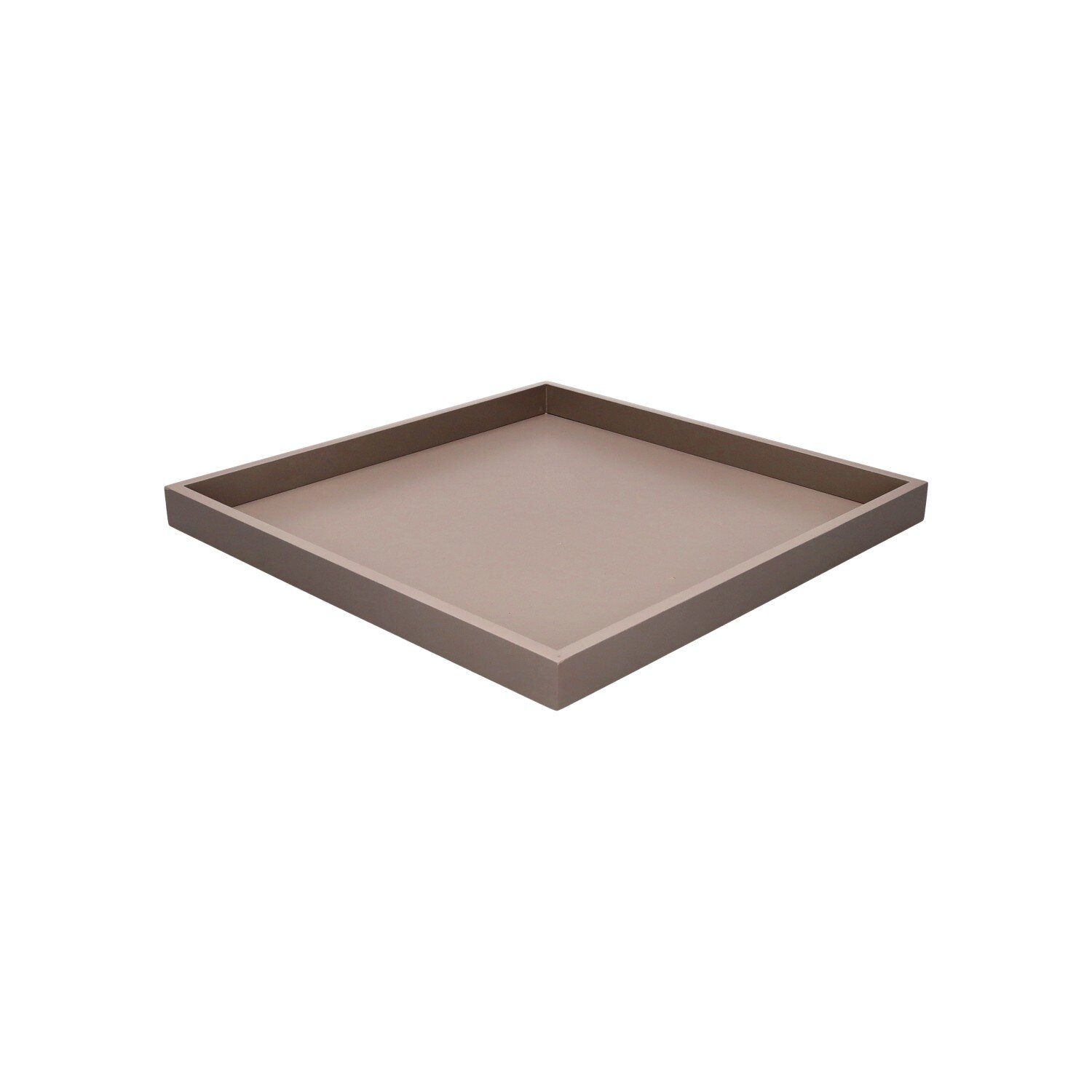 Neo, Tablett, quadratisch (32x2,5x32cm), 2 farbig, sandstone/grau