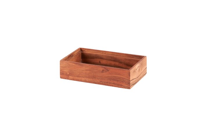 Bento, box, acacia wood, rectangular, nature