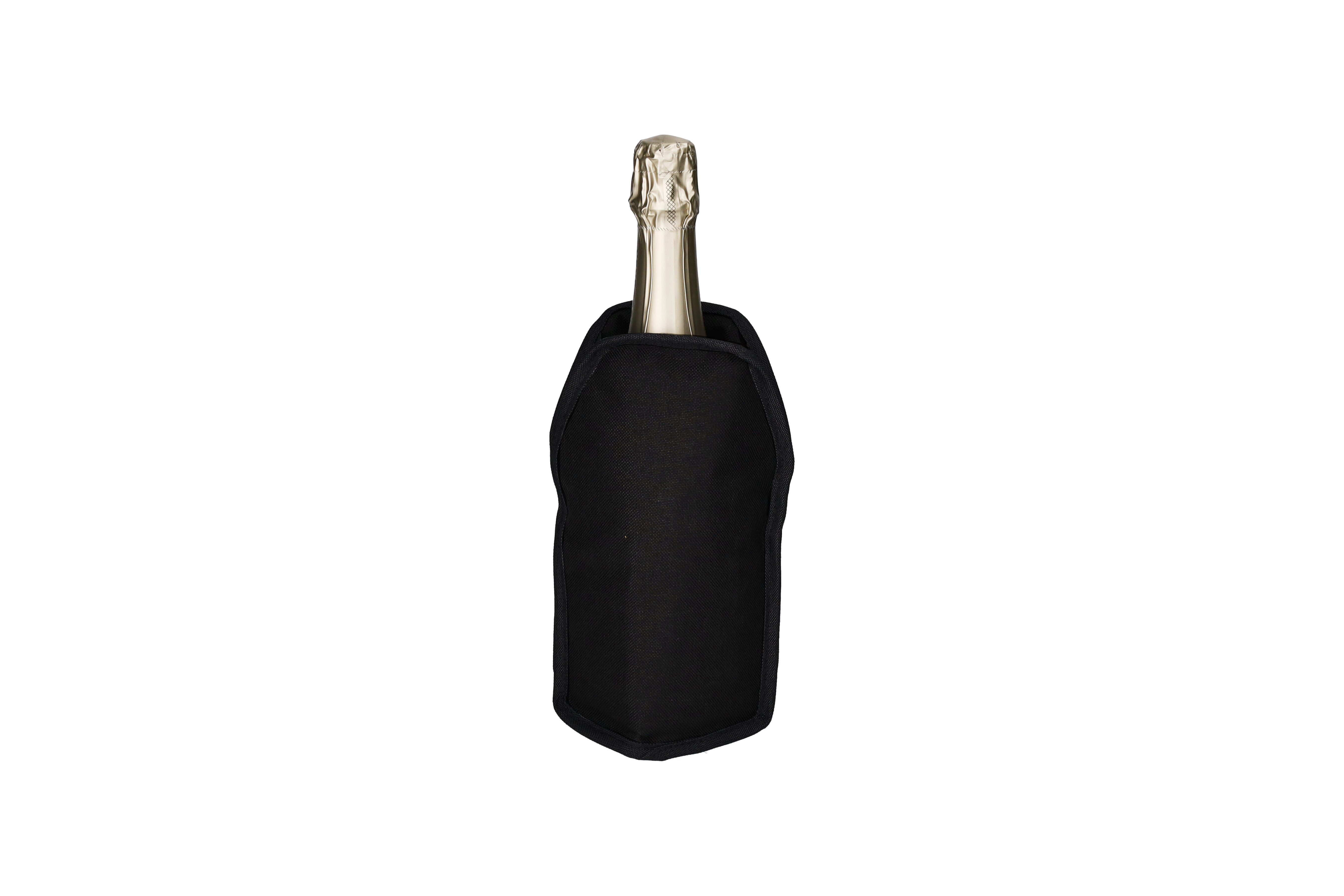 Froid, cooling sleeve, motive: wine and dine, black