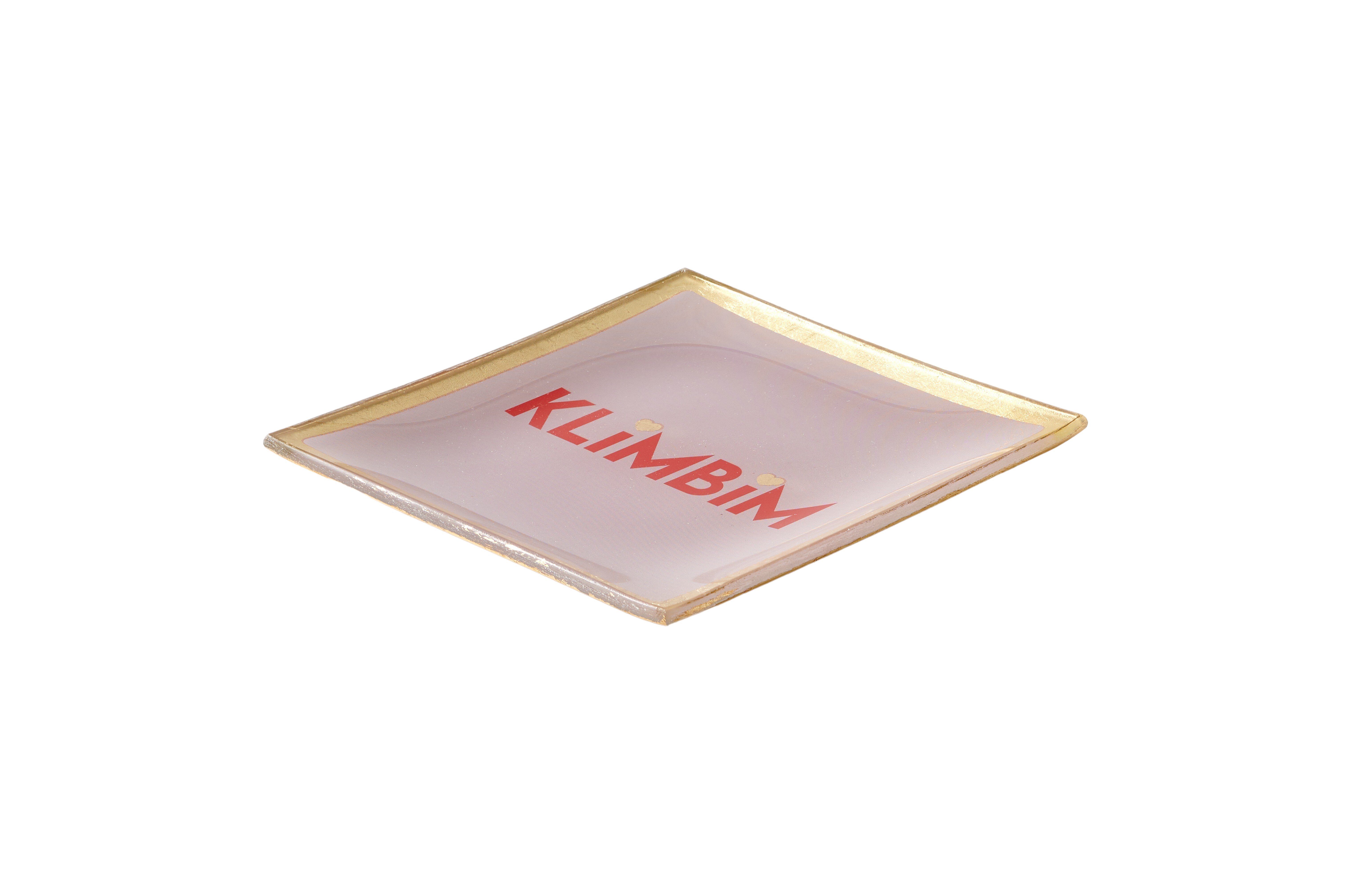 Love Plates, Glasteller S, Klimbim, rosa