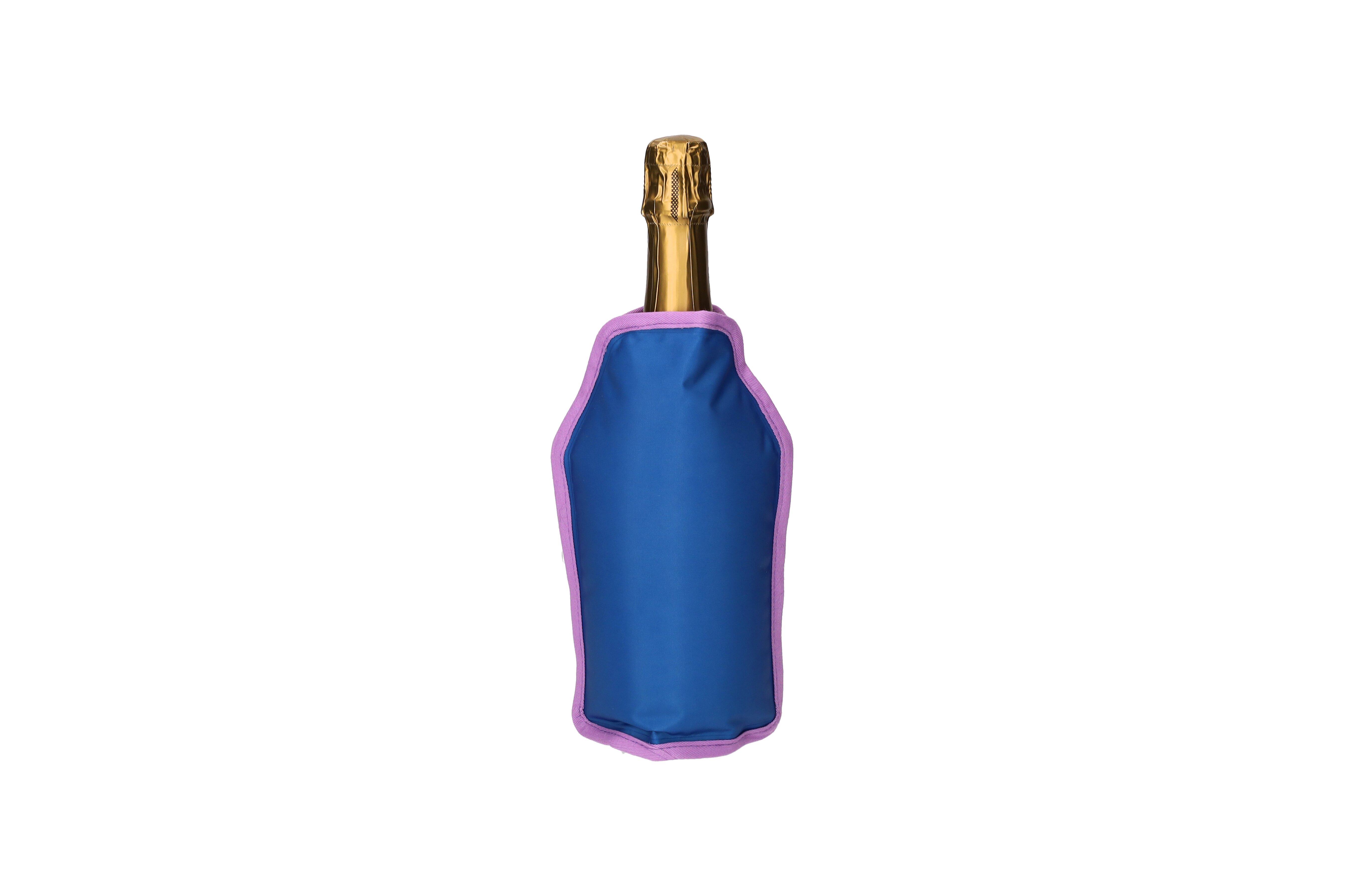 Froid, cooling sleeve, motive: L´atelier champagne, blue