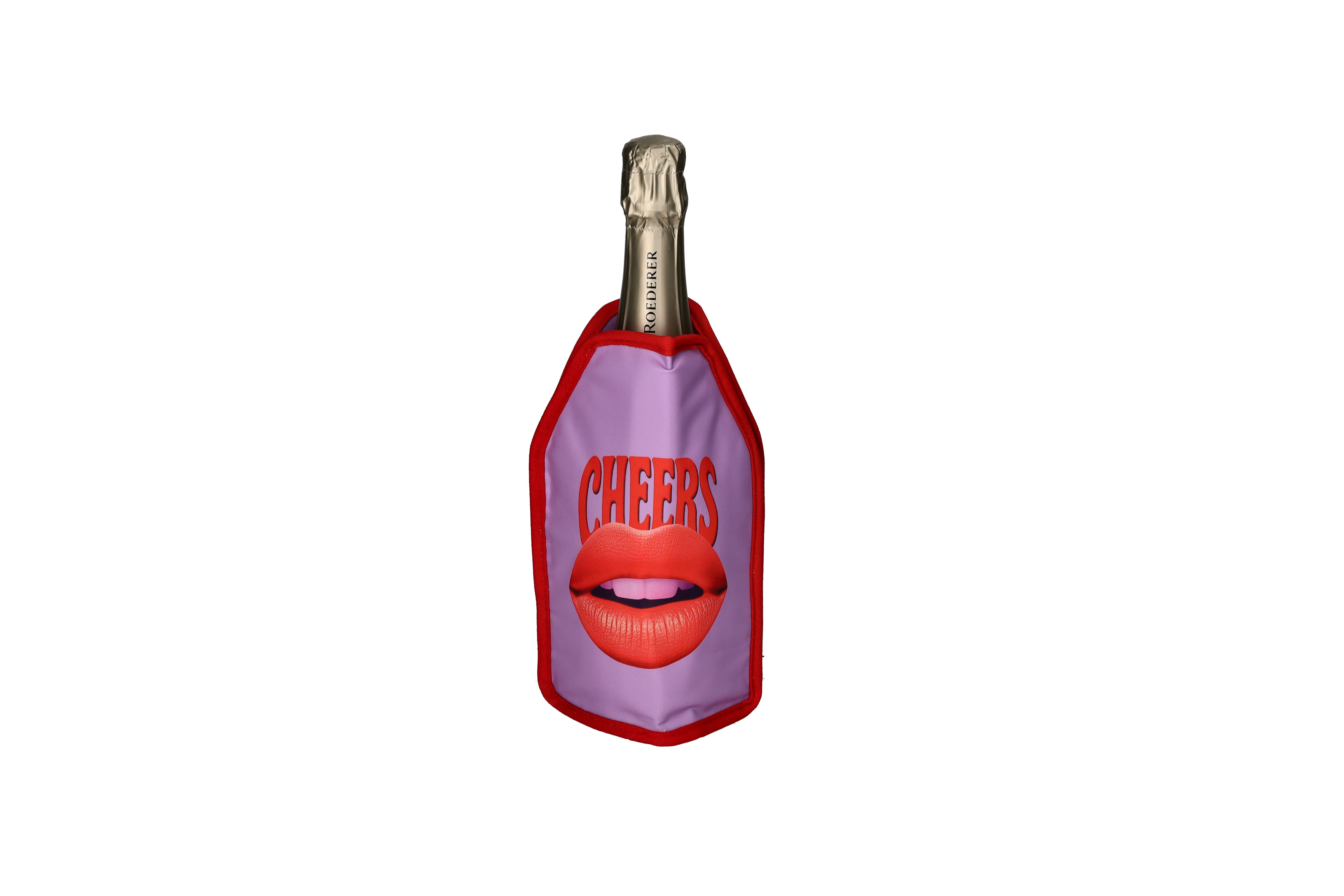 Froid, Kühlmanschette, Motiv: Cheers, lila