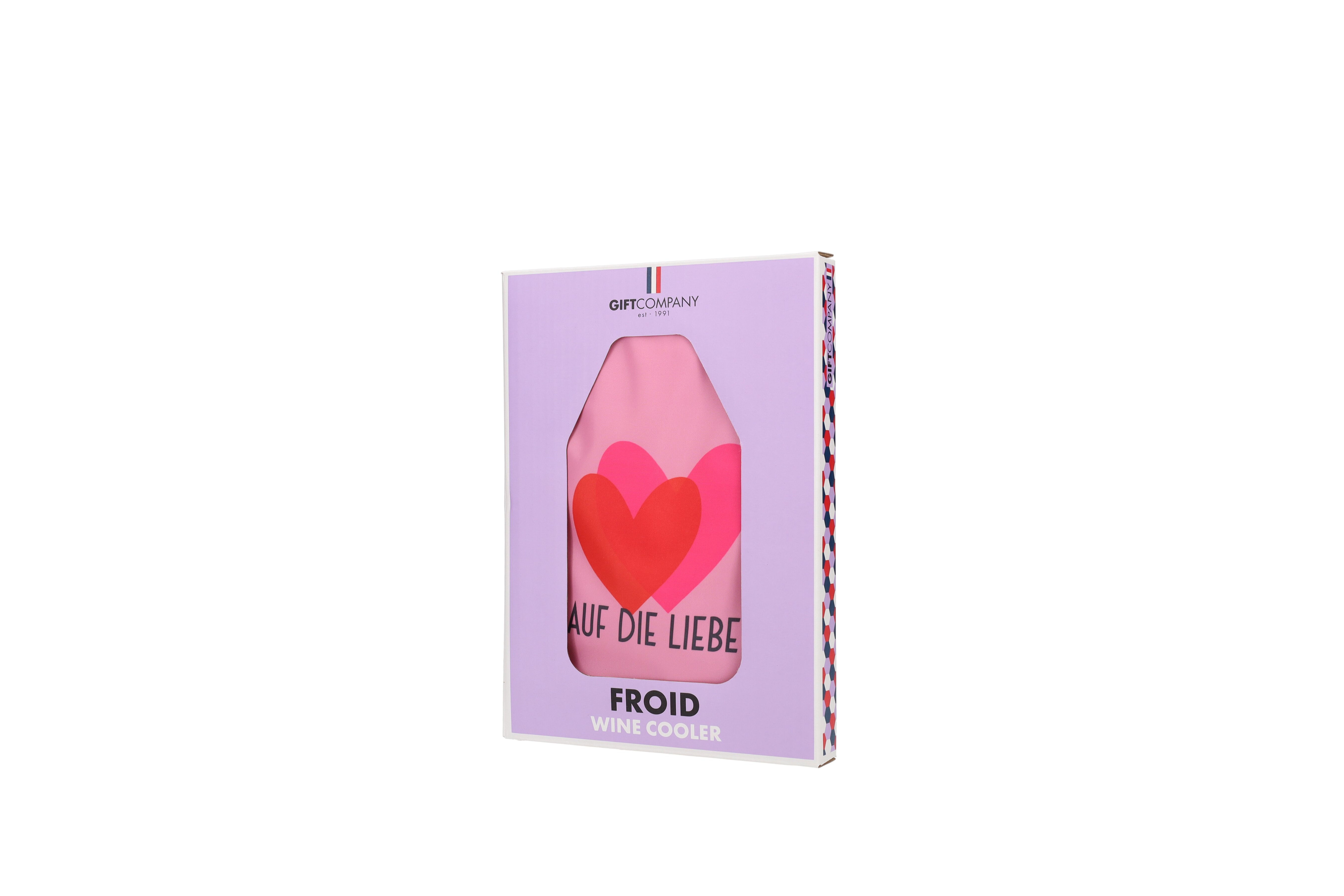 Froid, Kühlmanschette, Motiv: Auf die Liebe, rosa