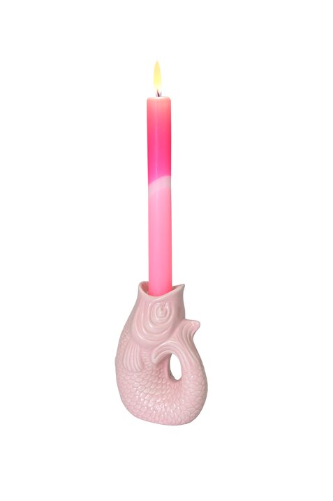 Monsieur Carafon, Fisch, Kerzenhalter XS(H12,7 cm), sea pink