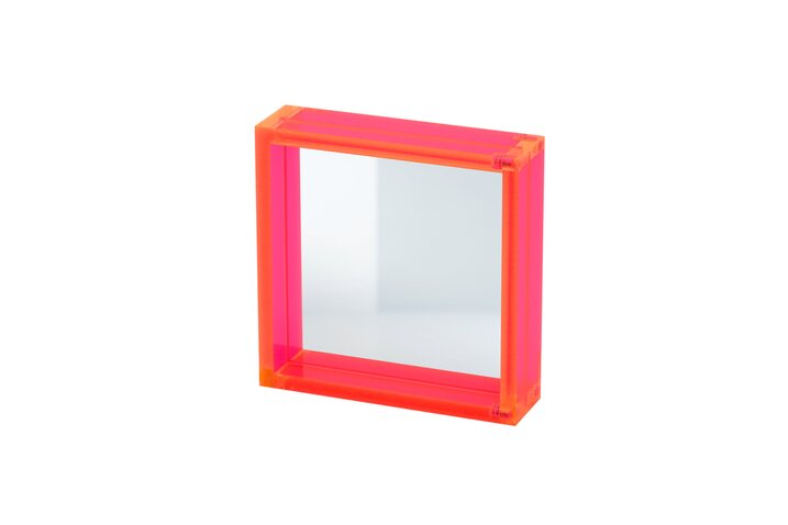 Tokio, photo frame, 10x10cm, acrylic, orange