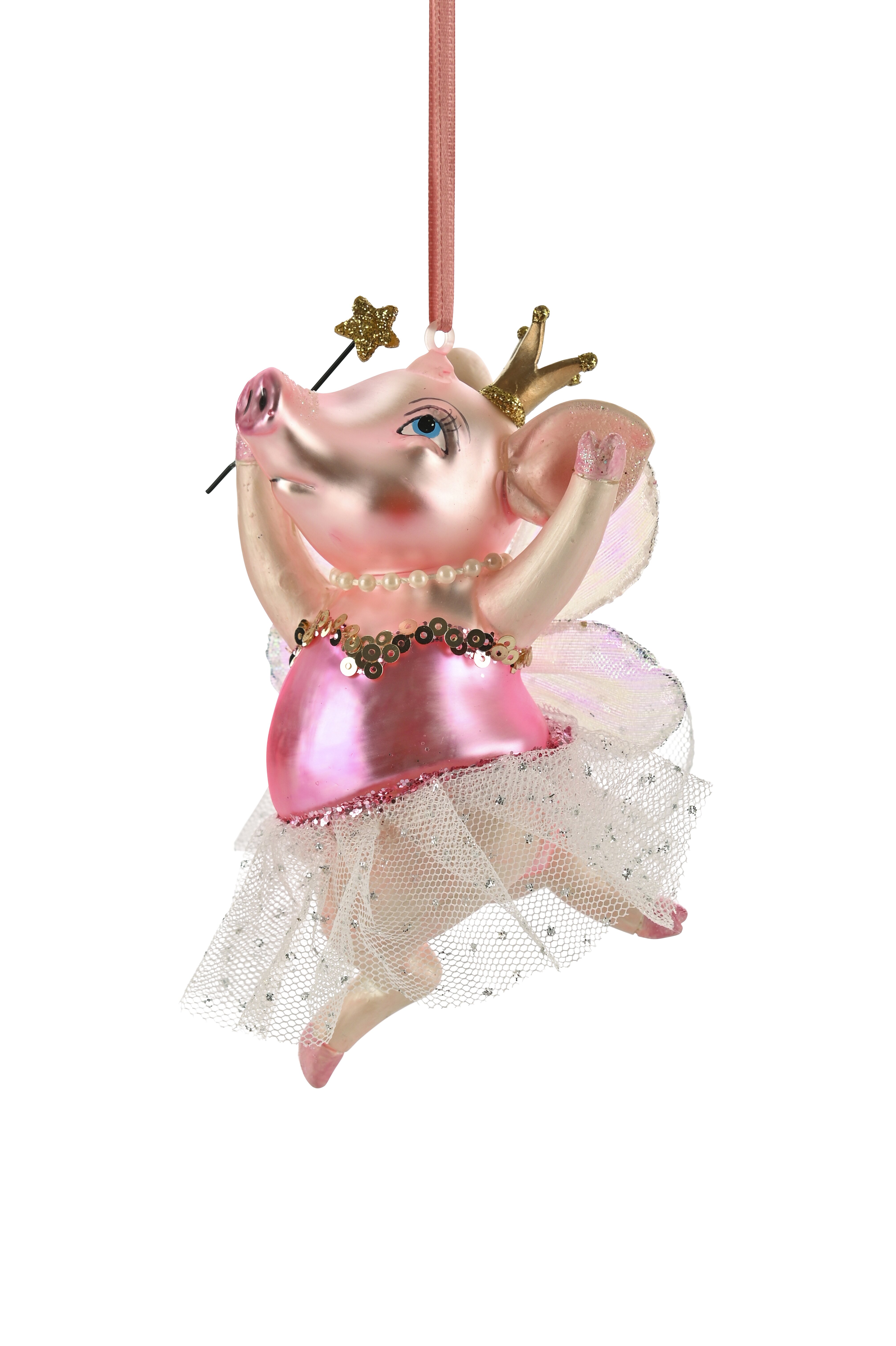 Hänger Schweinchen Ballerina, rosa