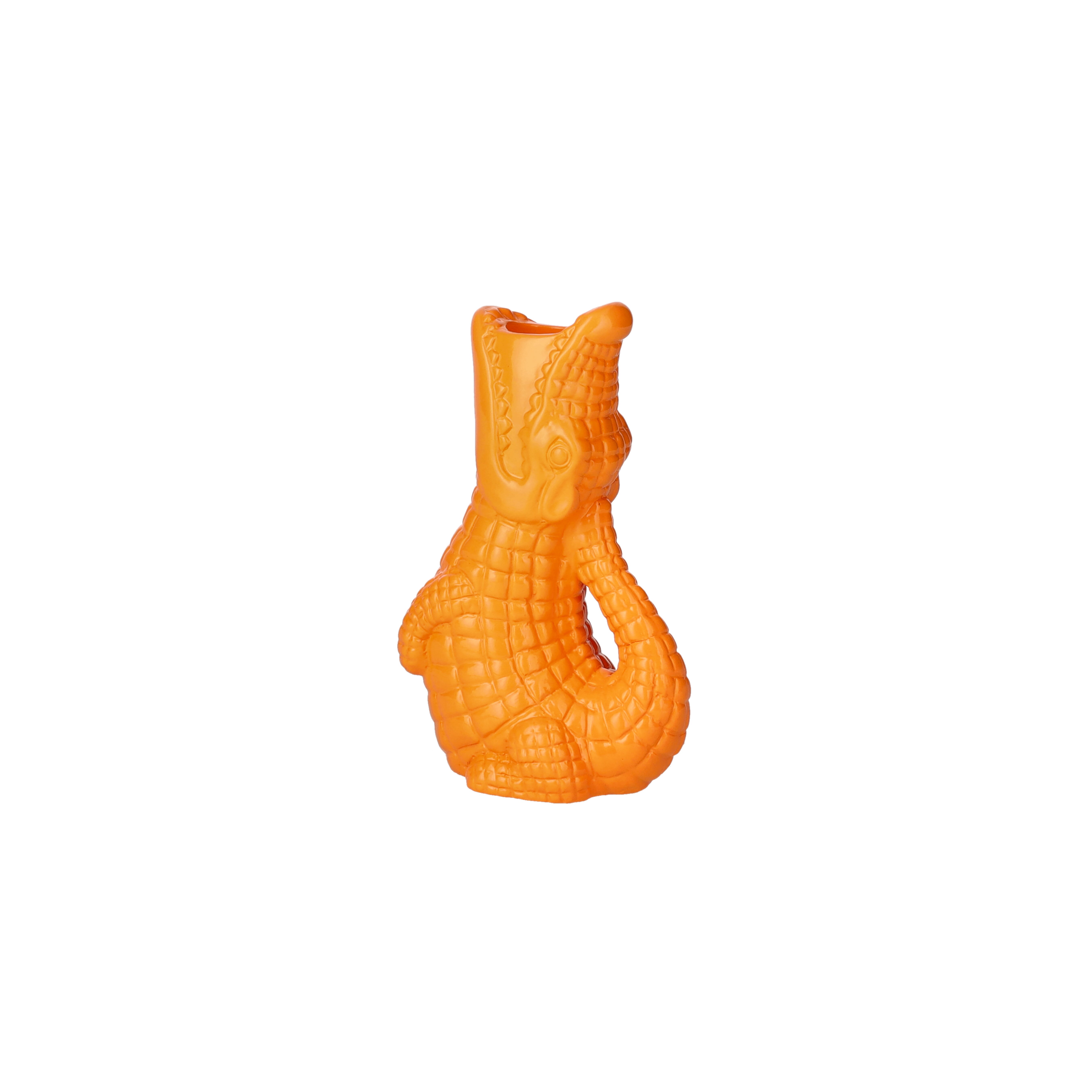 Croco, Kerzenhalter, neon orange