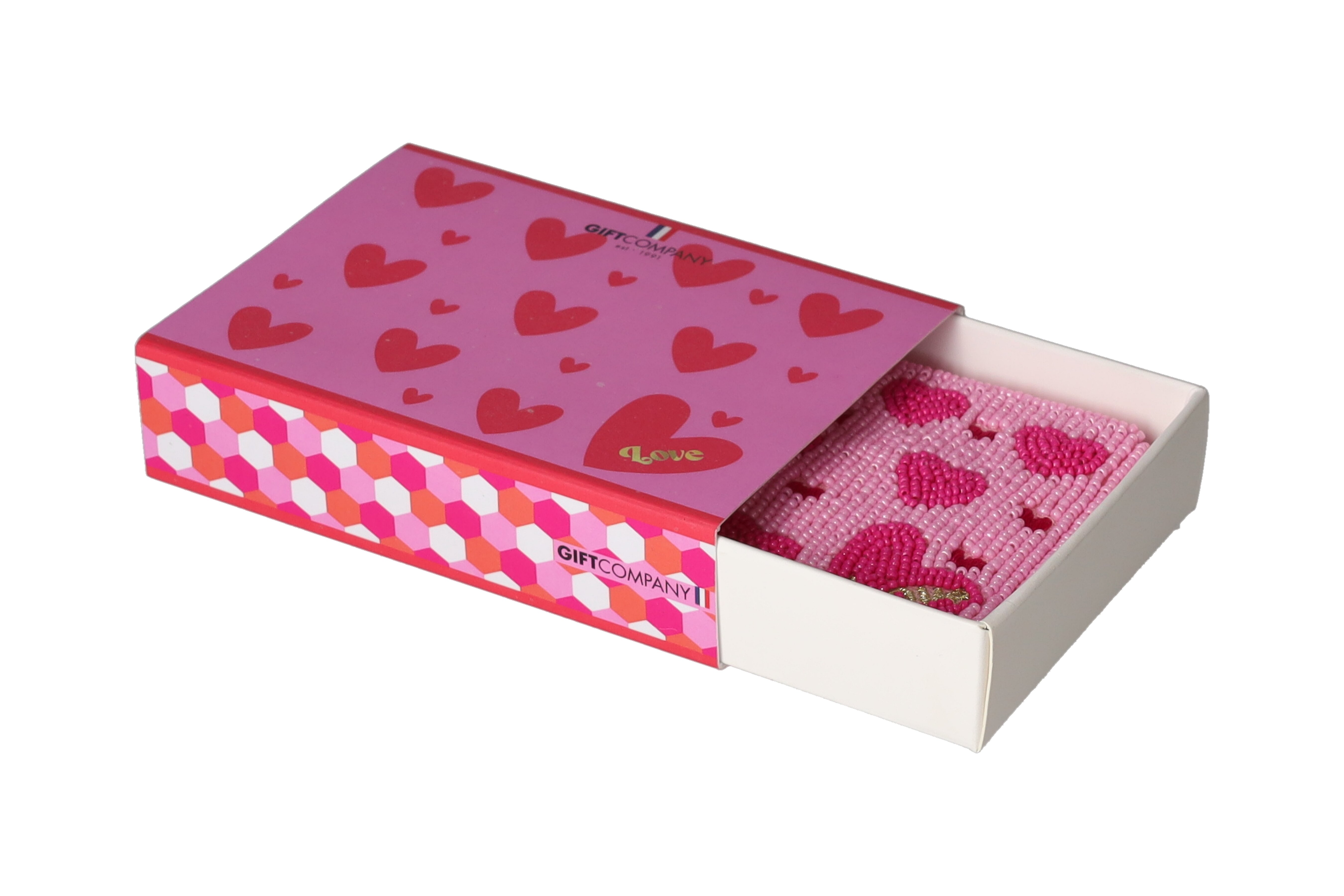 Elodie, Kosmetiktasche XS, Motiv: Herzen