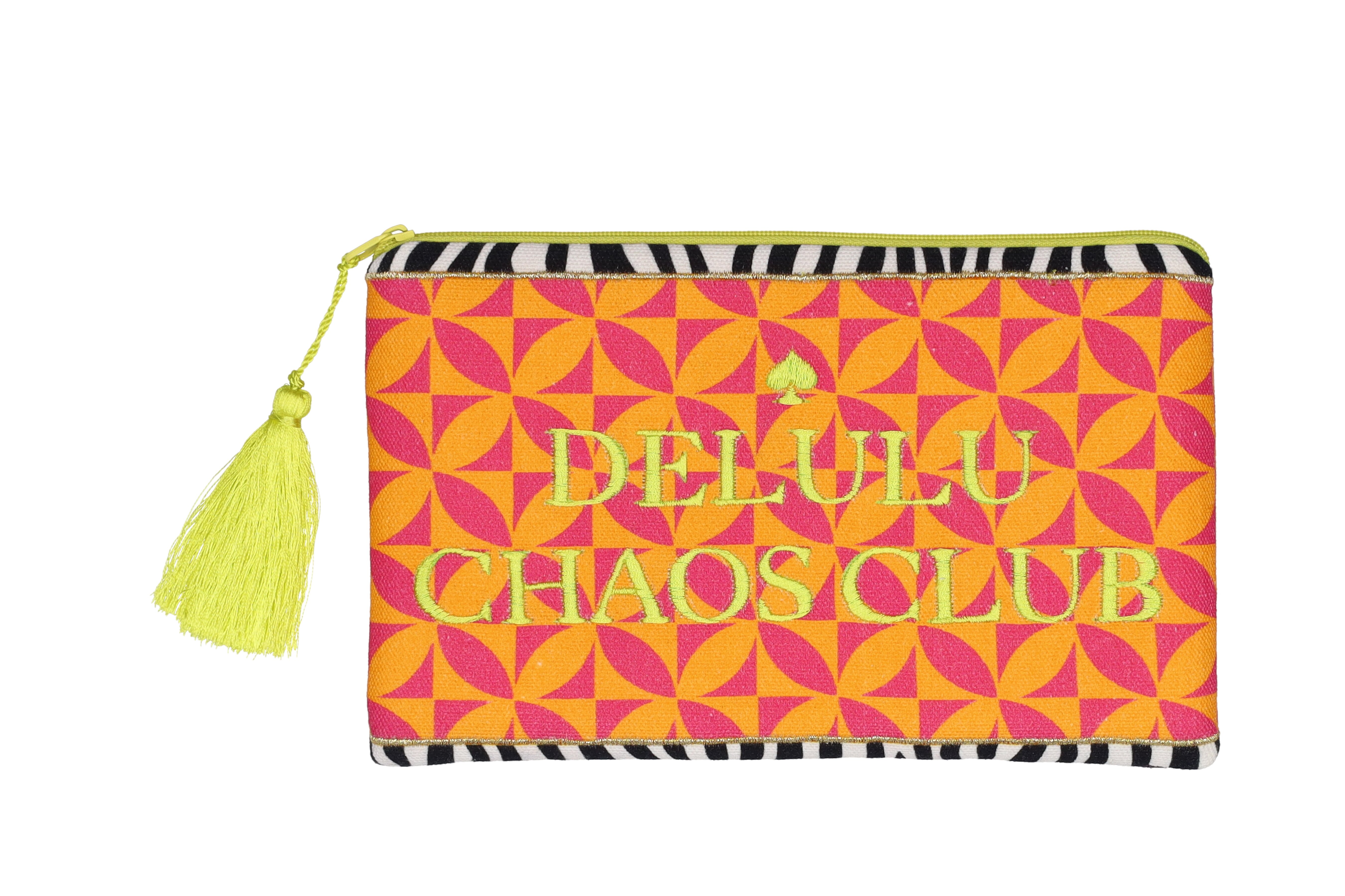 Elodie, Kosmetiktasche L, Motiv: Delulu Chaos Club