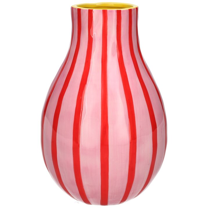 Artisan, Vase, H23,4cm, rosa/rot