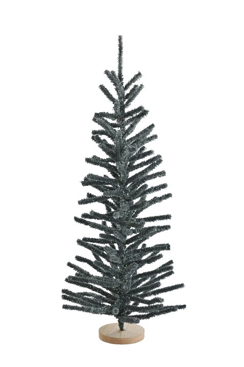 Silva, Deko-Weihnachtsbaum, beflockt, H75cm, grau