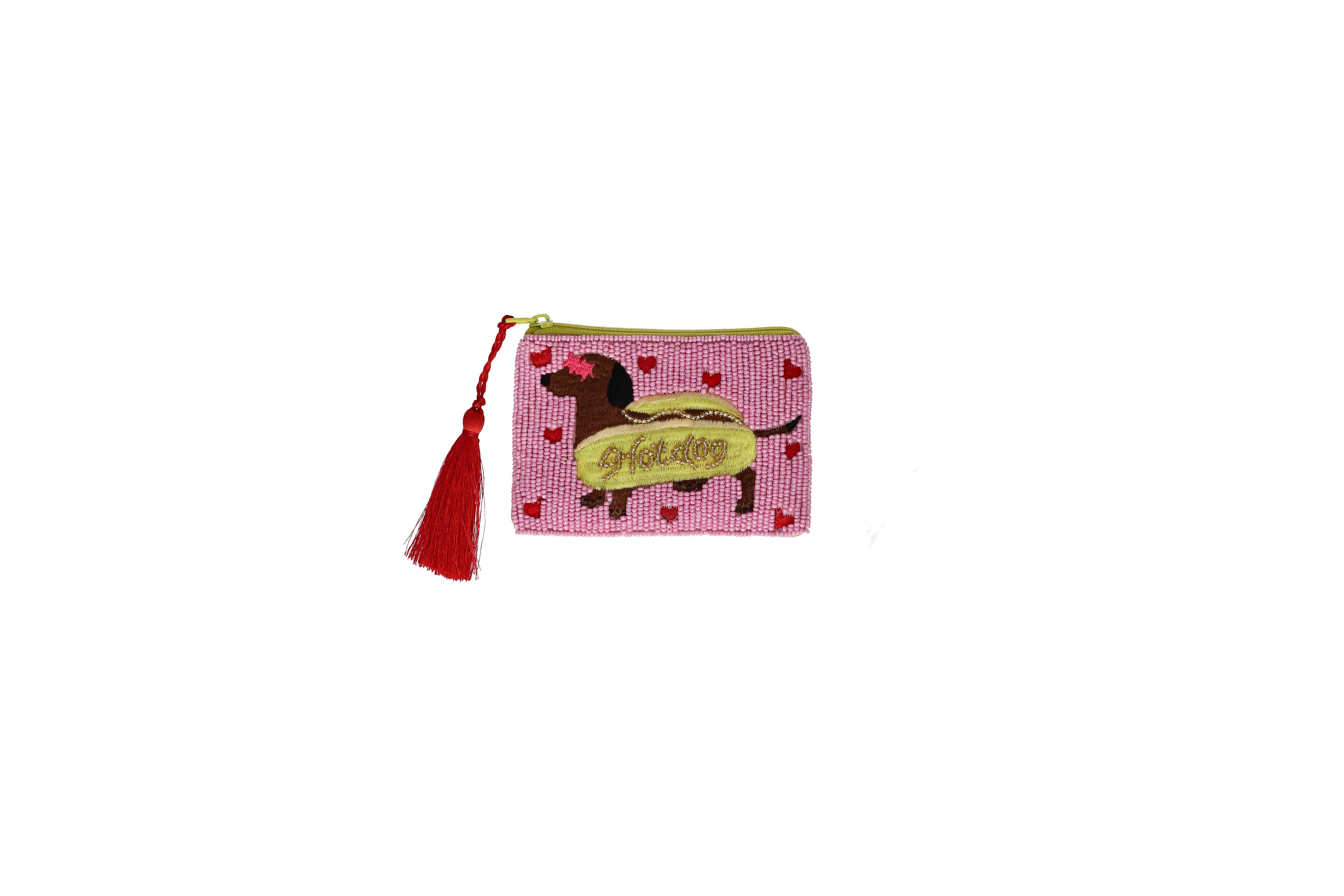 Elodie, cosmetic bag, XS, motive: hot dog, pink