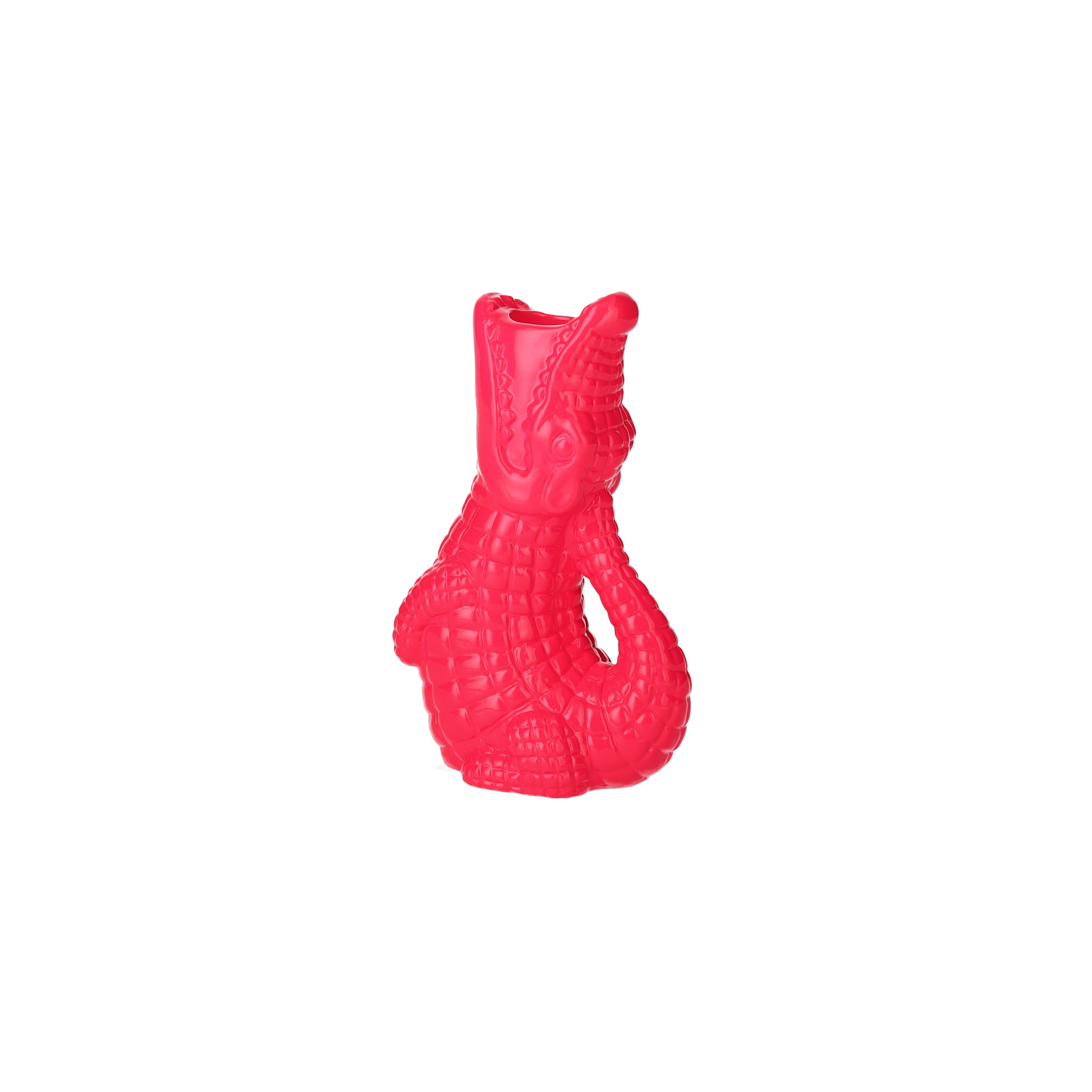 Croco, Kerzenhalter, neon pink